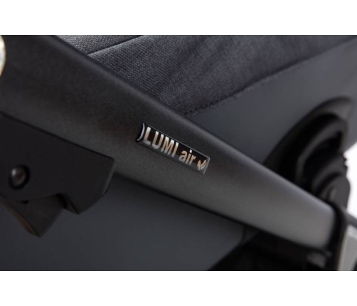 Adamex Lumi Air Lux Wózek Głęboko-Spacerowy PS-108 Stelaż Ciemny Grafit