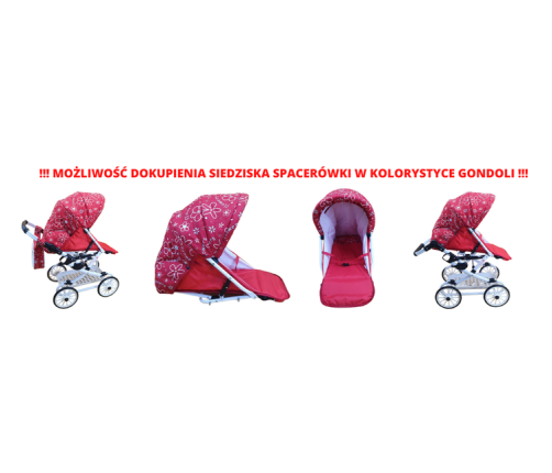 Adbor Viki Wózek dla Lalek Serca VI 07