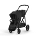 Cybex Gazelle S Moon Black Коляска для двойняшек