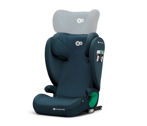Kinderkraft Junior Fix 2 I-Size Fotelik Samochodowy 15-36kg 100-150cm Harbour Blue