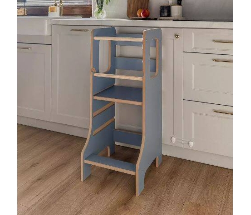 Baby Wood Slim M Kitchen Helper Błękitny