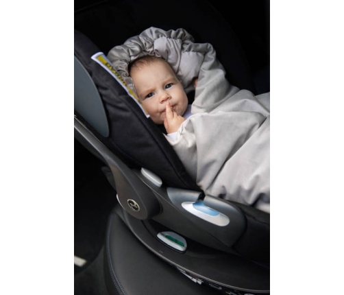 Piapimo Otulacz Do Fotelika Samochodowego i Gondoli Szary
