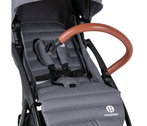 Petite&Mars Cross Anthracite Blue Pastaigu rati