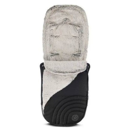 Bērnu ratu guļammaiss Kiddy Softmuff Black grey Bērnu ratu guļammaiss Kiddy Softmuff Black grey