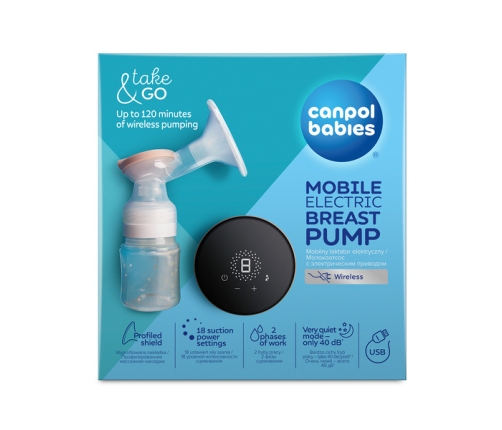 Canpol Babies Take&Go Mobilny Laktator Elektryczny 12/211
