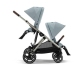 Cybex Gazelle S Stormy Blue/Taupe Коляска для двойняшек