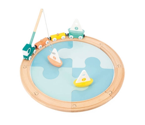 Развивающий пазл-трасса Janod Bolid Sailing Boat Circuit