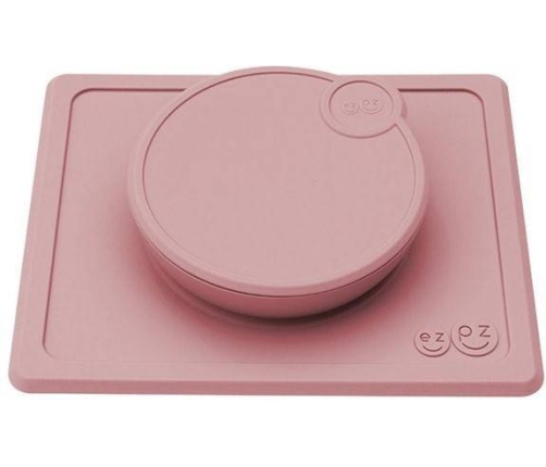 EZPZ Silikonowa Pokrywka Do Miseczki Mini Bowl Pastelowy Róż