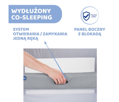 Chicco Next2Me Forever Łóżeczko Dostawne 3w1 do 22kg Rice