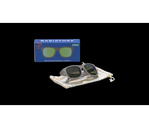 Babiators P-NAV502-S Polaryzacja Rozmiar 0-2+ Navigator Graphite Gray