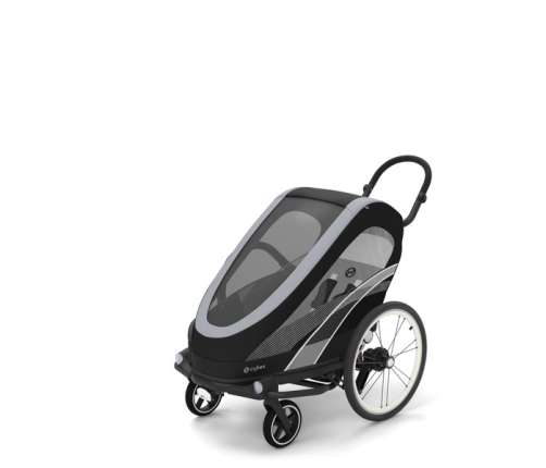 Cybex Zeno Bike All Black Спортивная коляска для бега Лыж - Велосипедный прицеп 4in1