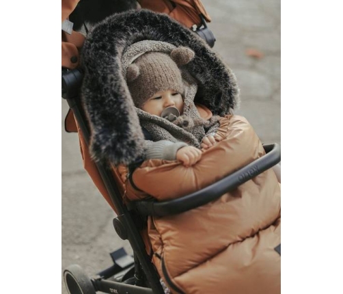 Makaszka Śpiworek Premium Do Wózka 0-18m Camel