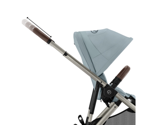 Cybex Gazelle S Sky Blue/Taupe Коляска для двойняшек