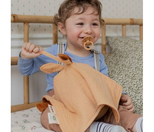 Bibs Cuddle Cloth Kangoroo Pieluszka Przytulanka z Zawieszką Na Smoczek Desert Sand
