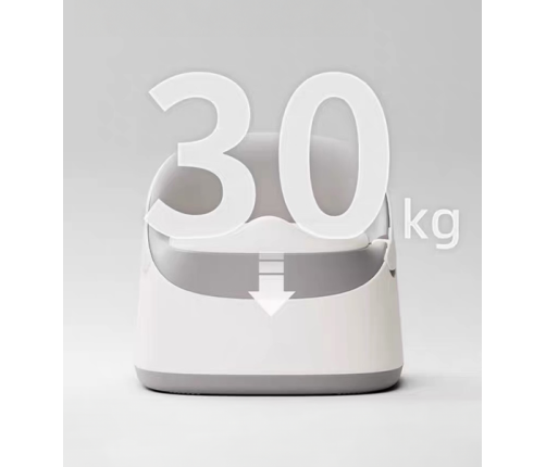 Ines&John Nocnik Dziecięcy Premium White / Grey / Green