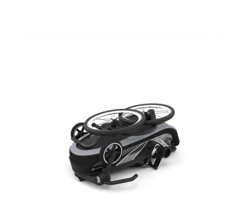 Cybex Zeno Bike All Black Спортивная коляска для бега Лыж - Велосипедный прицеп 4in1