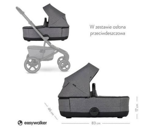 Easywalker Jimmey Gondola Do Wózka Iris Grey
