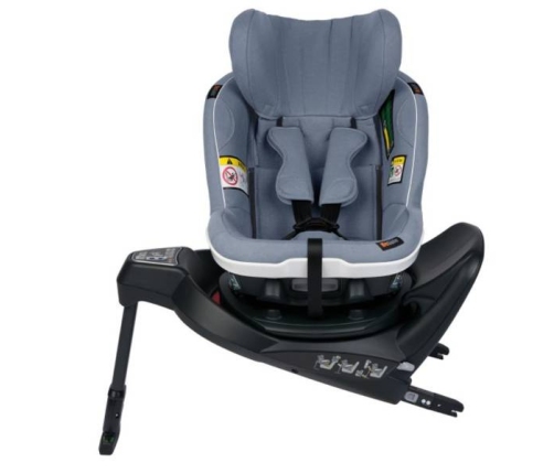 BeSafe Izi Turn B i-Size Fotelik Samochodowy Obrotowy 0-18 kg Cloud Melange / niebieski
