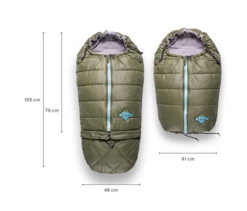 X-Lander X-Warm Green Sunset Спальный мешок для коляски