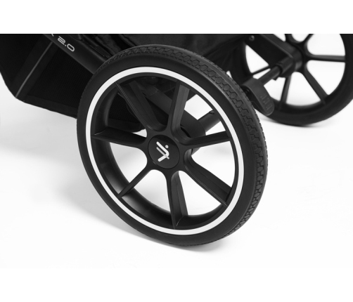 Muuvo Slick 2.0 Classic Black Bērnu rati 2in1