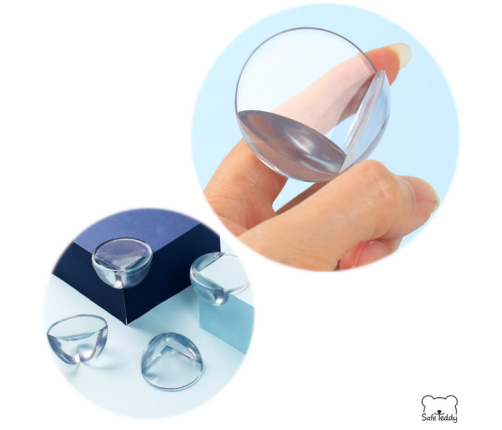 Safe Teddy Przezroczyste Osłony Na Narożniki z Klejem 4 szt.