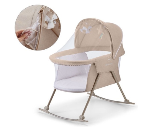 Kinderkraft Lovi Łóżeczko/Kołyska Beige