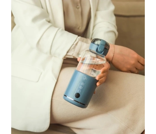 MyBabyBottle Przenośny Podgrzewacz do Butelek, Wody i Mleka dla Dzieci - Niebieski