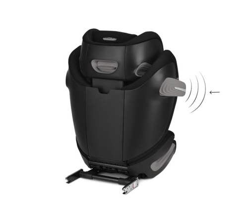 Cybex Solution S2 I-Fix Fotelik Samochodowy 15-50 kg Moon Black 2023 + BabySafe Organizer + Babysafe Nakładka Na Pas