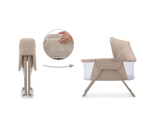 Kinderkraft Lovi Łóżeczko/Kołyska Beige