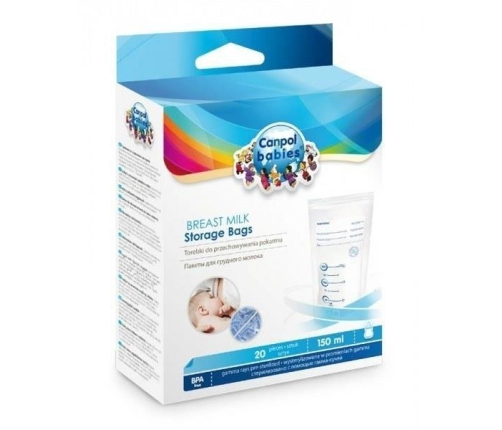 Canpol Woreczki do Przechowywania Pokarmu 70/001