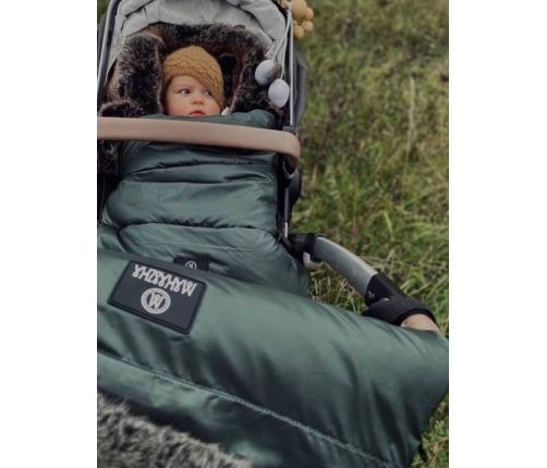 Makaszka Mufka do Wózka Glamour Green