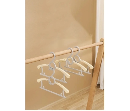 Babyhood Wieszaki Wieloryb 10 szt BH-745 Białe