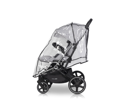 EasyGo Echo Cloudy Gray Dvīņu rati