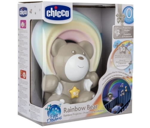 Chicco Interaktywny Miś z Tęczowym Projektorem  Neutral