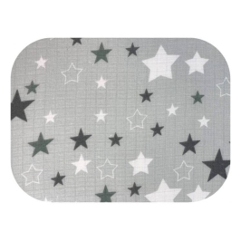 Ega Pielucha Tetrowa 70x80cm 0597 Gwiazdki na Szarym Tle Ega Pielucha Tetrowa 70x80cm 0597 Gwiazdki na Szarym Tle