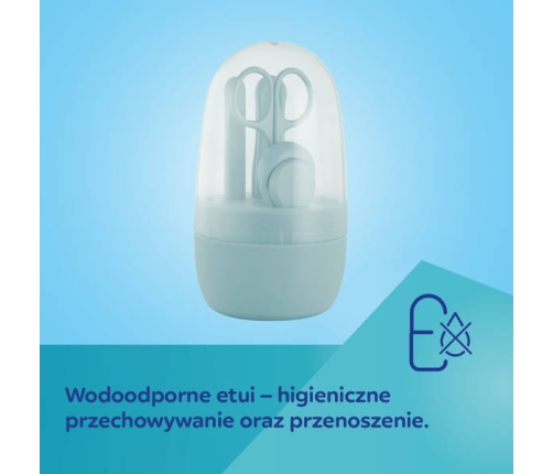 Canpol Babies Zestaw Pielęgnacyjny Do Paznokci Dla Niemowląt i Dzieci Różowy 9/814_pin