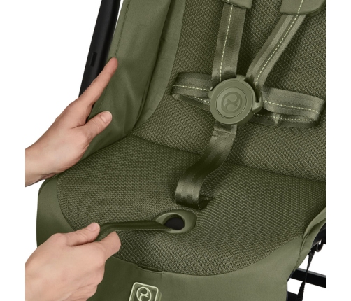 Cybex Libelle 2025 Moss Green Прогулочная коляска + Cybex барьер