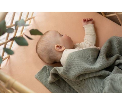 Poofi Kocyk Bawełniany Paris Khaki 80x100