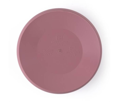 Petite&Mars Dwukolorowa Miseczka Take&Match 6m+ Dusty Rose