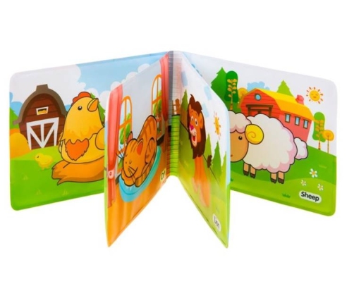 Bocioland Miękka Książeczka Edukacyjna z Piszczkiem Krówka BL010