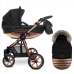 Babyactive Śpiwór Duży  Glossy Black Rose Gold DS_02