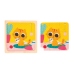 Janod Puzzle Drewniane 9 Elementów 18m+ Kotek Orzeszek