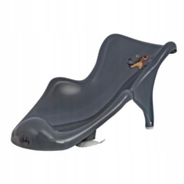 MALTEX Fotelik do kąpieli KONIK stalowy szary MALTEX Fotelik do kąpieli KONIK stalowy szary