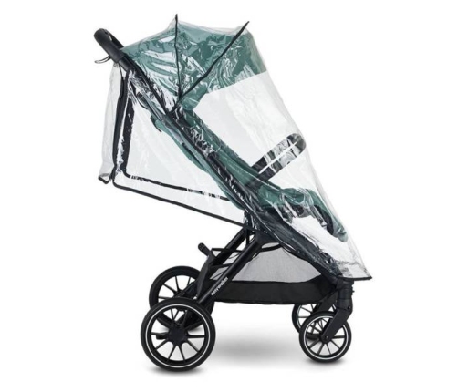 Easywalker Jackey XL Samoskładający się Wózek Spacerowy z Kołami XL Shadow Black