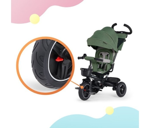 Kinderkraft Spinstep Rowerek Trójkołowy Pastel Green
