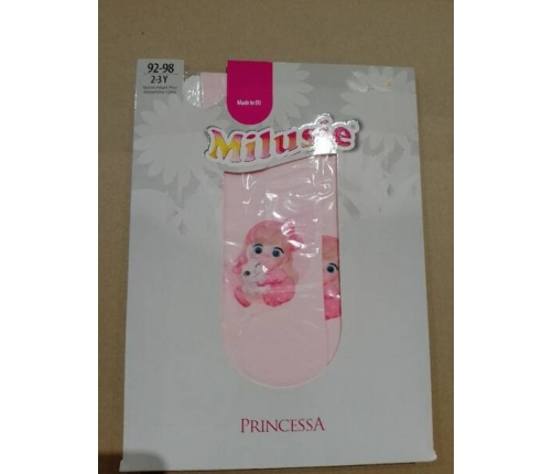 Milusie Rajstopy Dziewczęce Rozmiar 92/98 Mix Kolorów