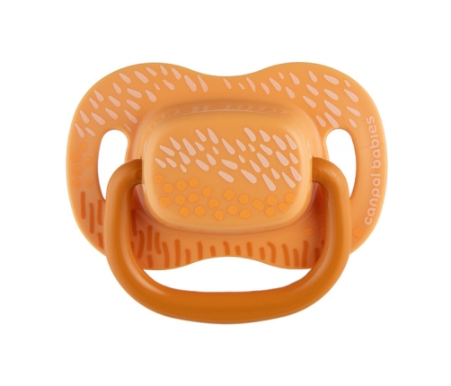 Canpol Babies Mountains Smoczek Uspokajający Silikon Symetryczny 18m+ 2 szt 34/932_yel Żółty