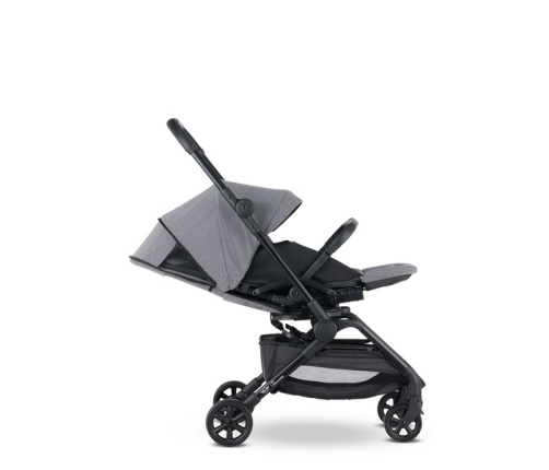 Mini by Easywalker Buggy Turn Kompaktowy Wózek Spacerowy z Obrotowym Siedziskiem 360 Soho Grey