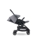 Mini by Easywalker Buggy Turn Kompaktowy Wózek Spacerowy z Obrotowym Siedziskiem 360 Soho Grey