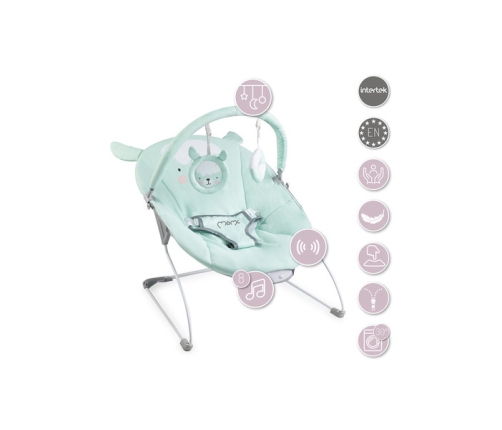 MoMi Glossy Leżaczek Lama